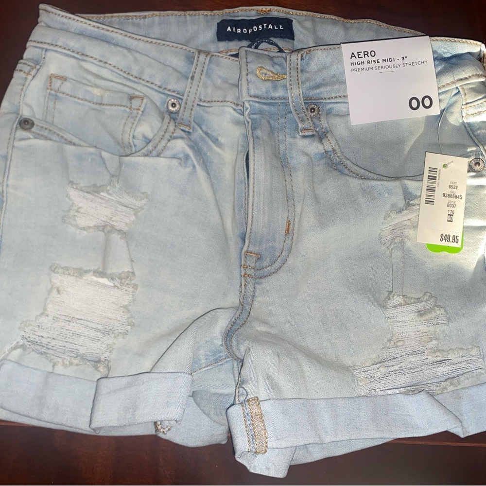Light Blue Denim Women's Shorts
